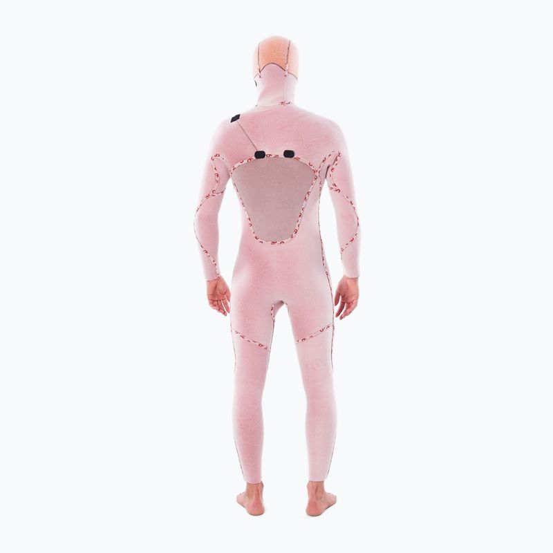 Costum pentru bărbați Rip Curl Flashbomb 5/4mm Hooded Chest Zip black 5