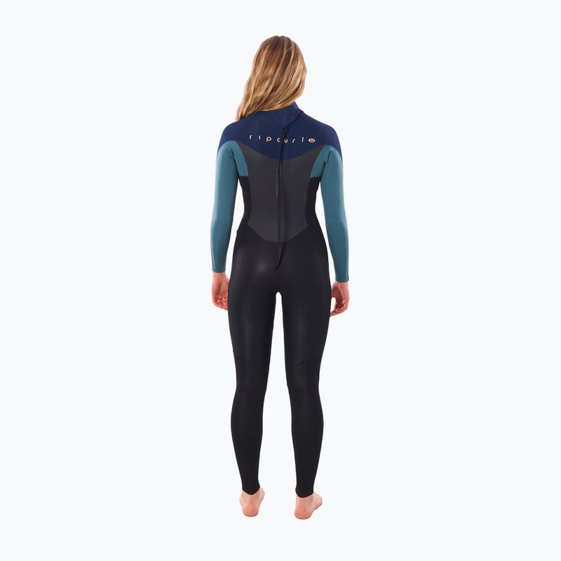 Costum de înot pentru femei Rip Curl Omega 3/2 mm GB Steamer 8784 albastru -różowa WSM9LW 8