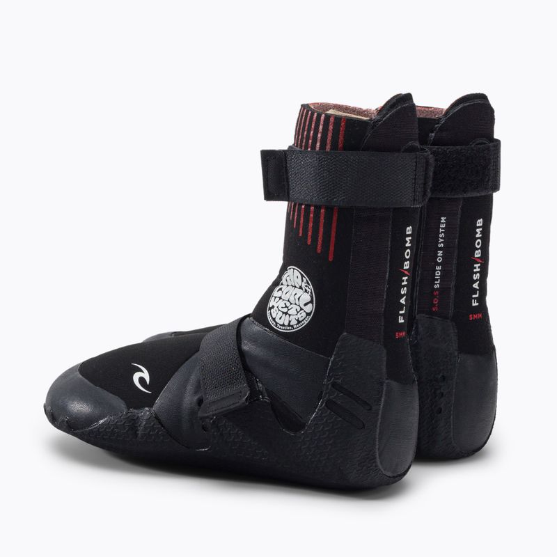 Pantofi de apă pentru bărbați Rip Curl Flashbomb 5mm Round Toe 90 negru WBOYCF 3