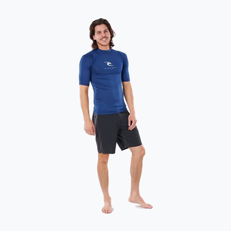 Rip Curl Corps SSL UV bărbați Rip Curl Corps SSL UV tricou cu mânecă scurtă albastru WLE3KM 4