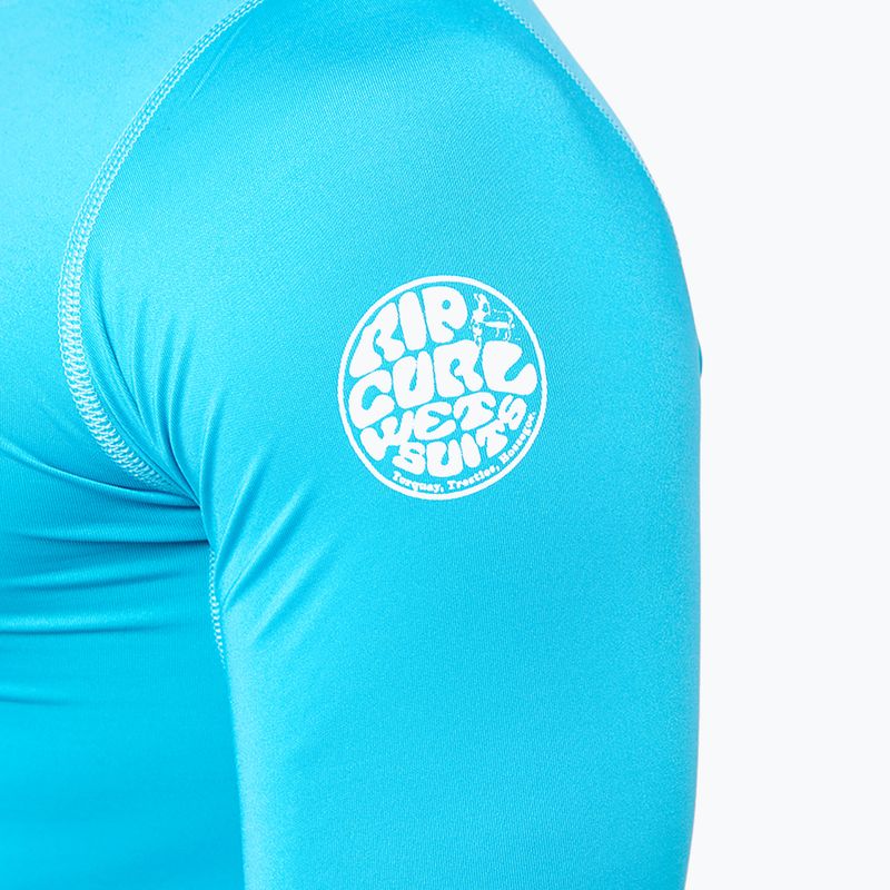 Rip Curl Corps SSL UV bărbați Rip Curl Corps SSL UV tricou cu mânecă scurtă albastru WLE3KM 4