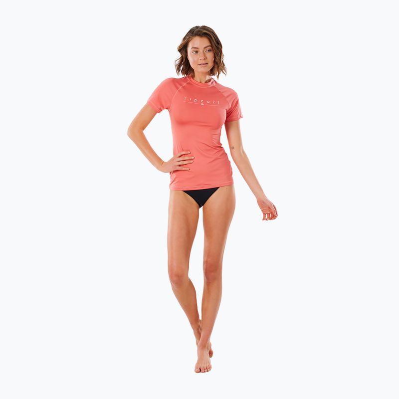 Rip Curl Golden Rays SS UV tricou pentru femei Rip Curl Golden Rays SS UV roz WLY3MWW 2