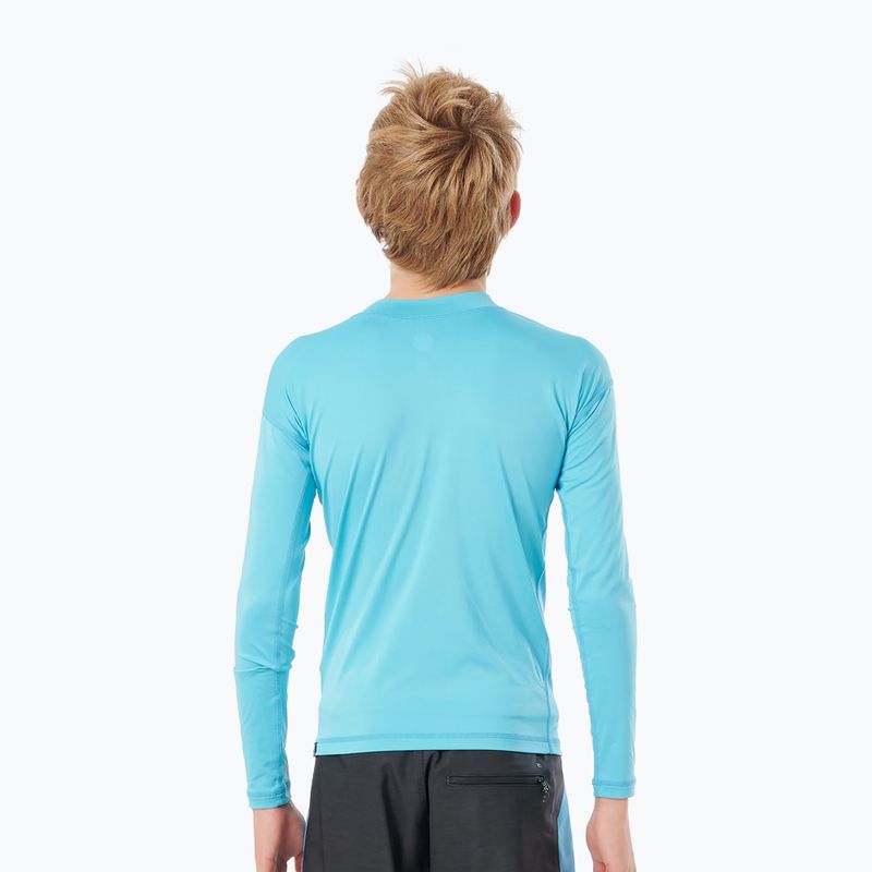 Tricou cu mânecă lungă Rip Curl Corp LSL UV albastru WLY3EB 2