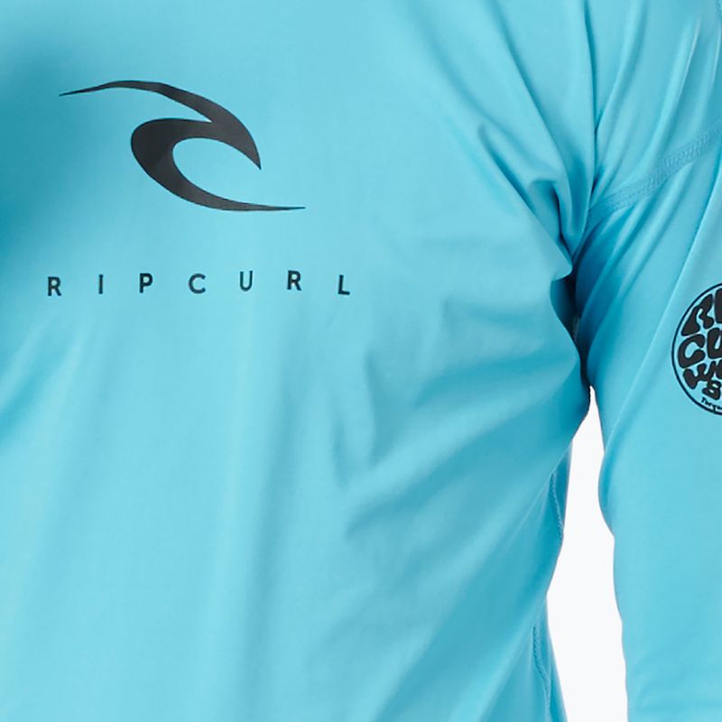 Tricou cu mânecă lungă Rip Curl Corp LSL UV albastru WLY3EB 3