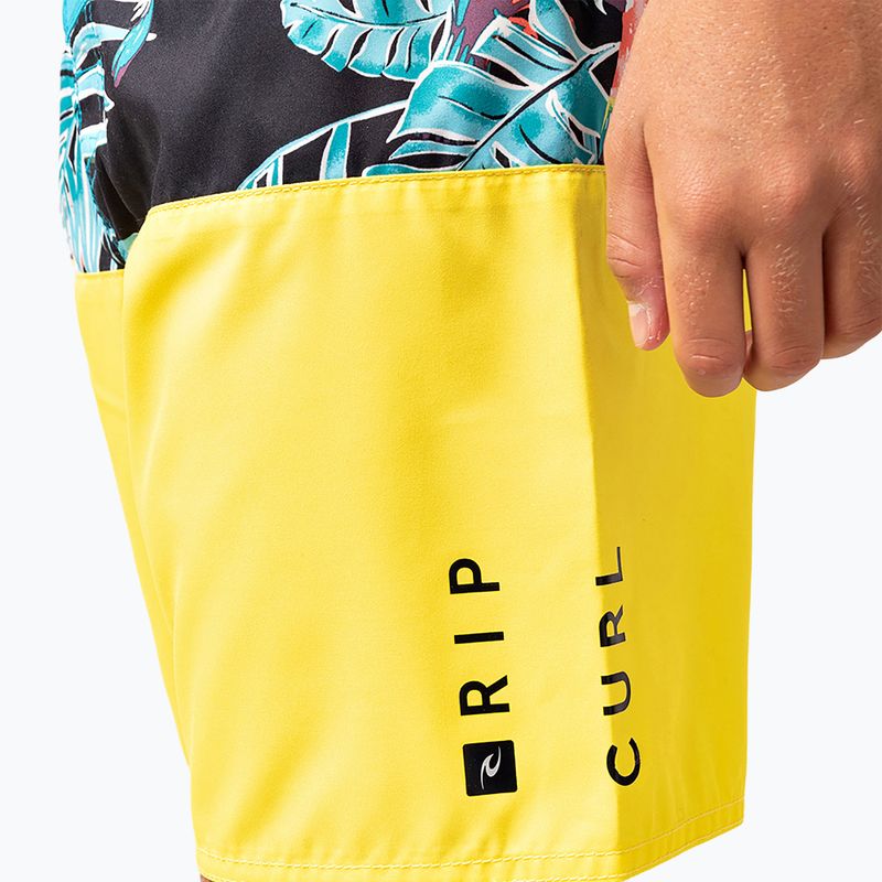 Rip Curl Undertow pantaloni scurți de înot pentru copii albastru și galben KBOGI4 8