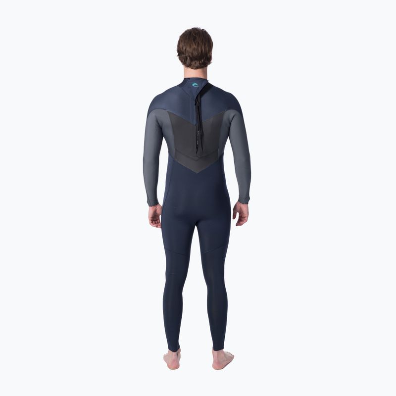 Rip Curl Dawn Patrol 4/3mm albastru închis pentru bărbați WSM9EM 2