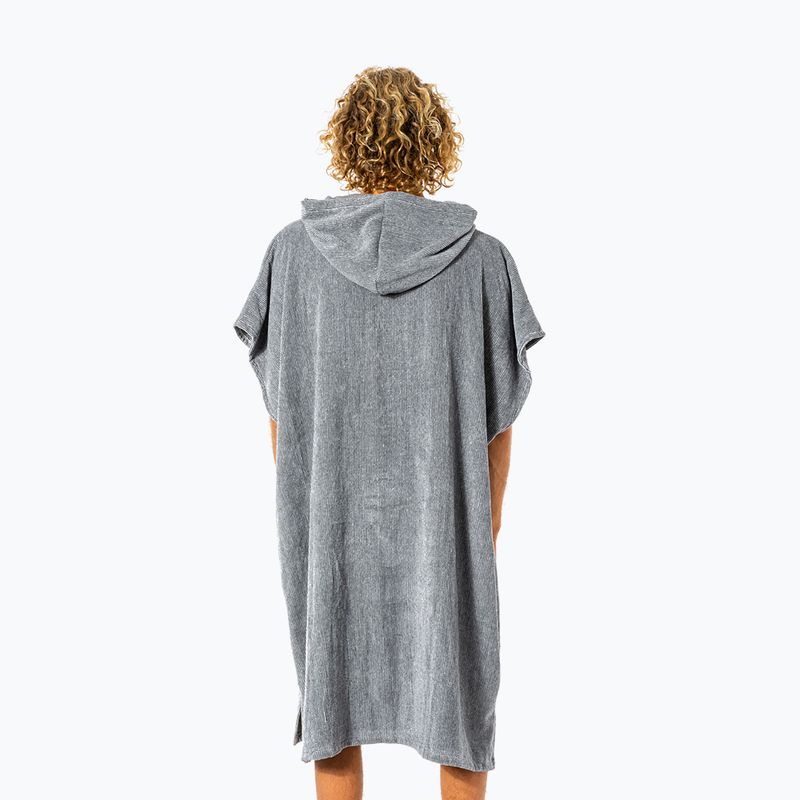 Rip Curl poncho pentru bărbați Icons Icons Hooded Towel gri CTWCE1 6