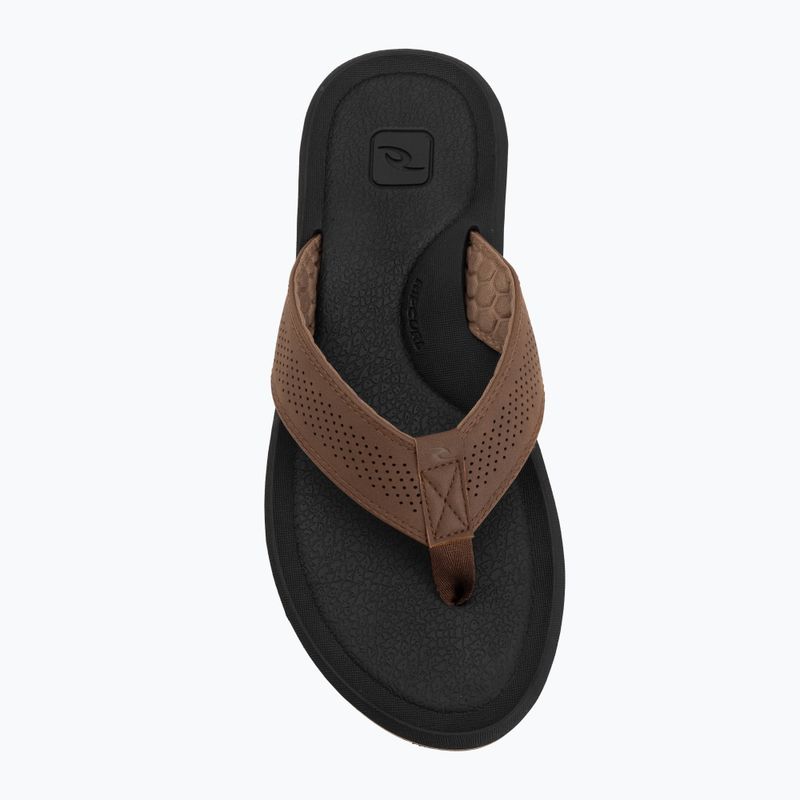Șlapi pentru bărbați Rip Curl Chiba Open Toe brown/black 5