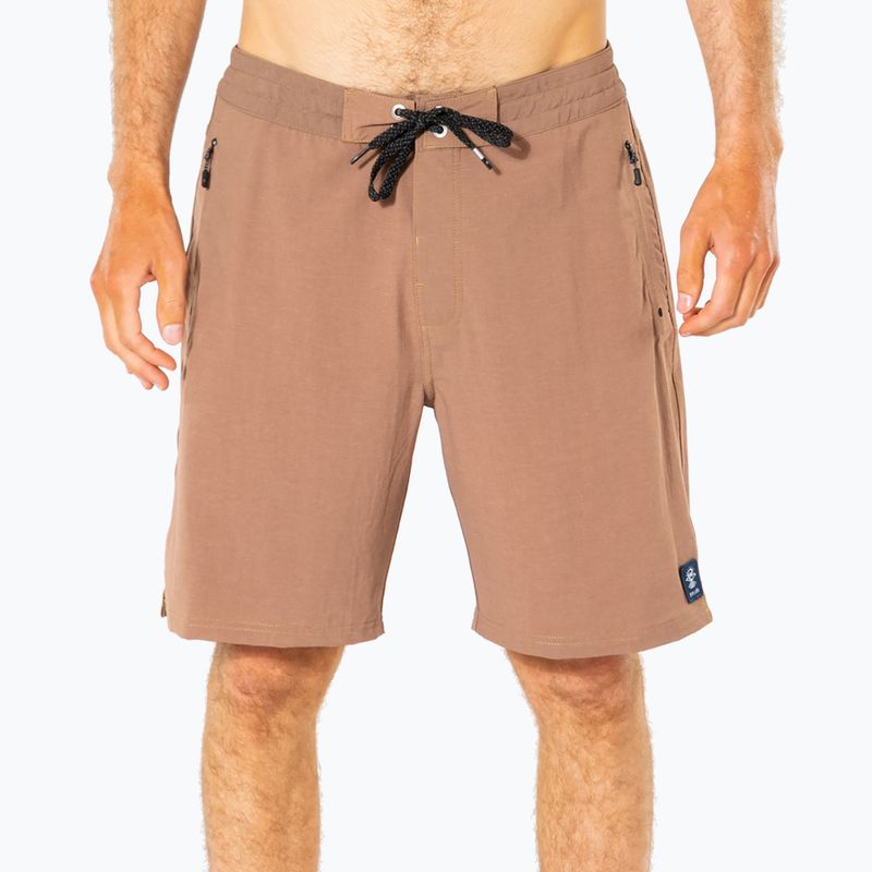 Pantaloni scurți de baie pentru bărbați Rip Curl Searchers Layday 19' maro CBOBH9 4