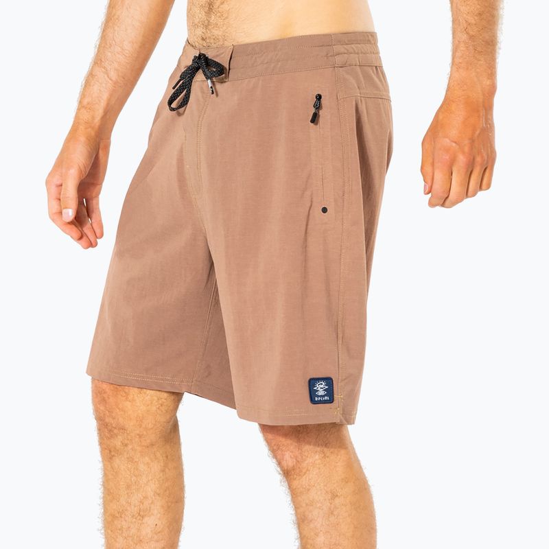 Pantaloni scurți de baie pentru bărbați Rip Curl Searchers Layday 19' maro CBOBH9 5