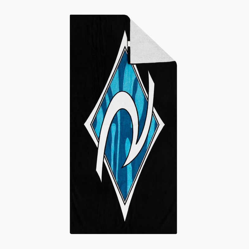 Rip Curl Icons prosop de baie negru și albastru CTWBE9-0107