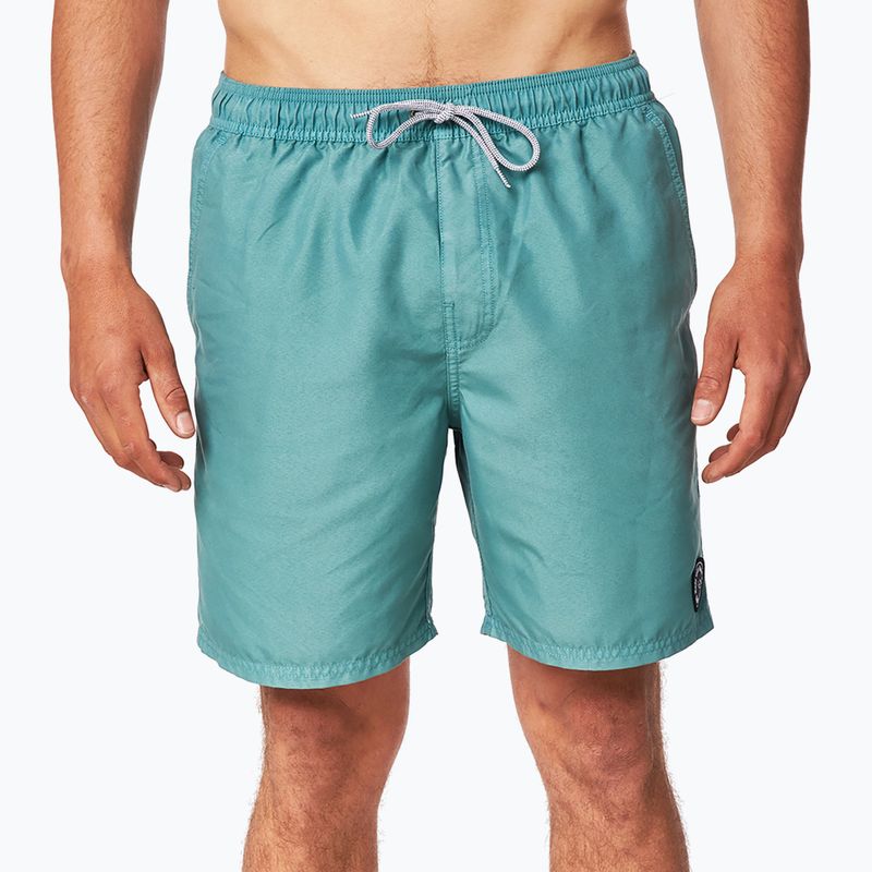 Pantaloni scurți de baie pentru bărbați Rip Curl Easy Living 16' Volley verde CBOVF4