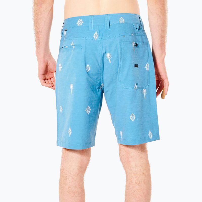 Pantaloni scurți de baie pentru bărbați Rip Curl Boardwalk Salt Water Culture albastru CWADN9 3