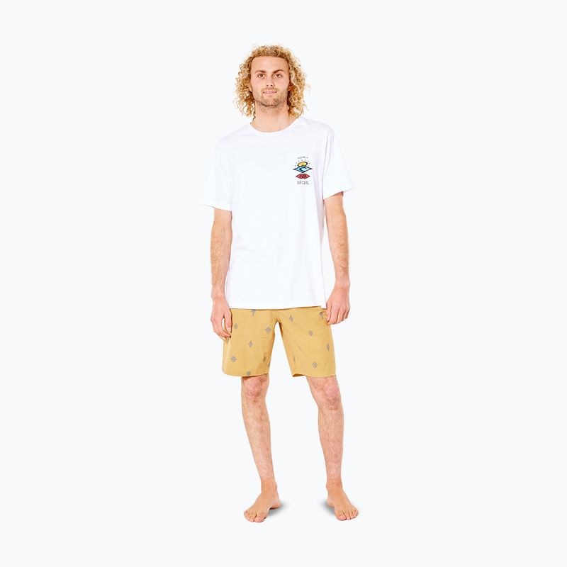 Pantaloni scurți de baie pentru bărbați Rip Curl Boardwalk Salt Water Culture galben CWADN9 2