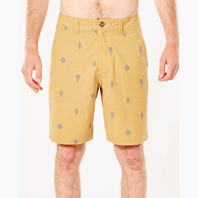 Pantaloni scurți de baie pentru bărbați Rip Curl Boardwalk Salt Water Culture galben CWADN9 4
