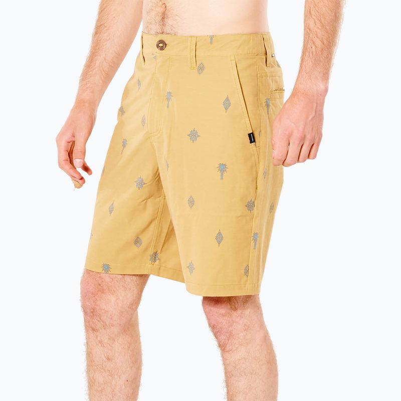 Pantaloni scurți de baie pentru bărbați Rip Curl Boardwalk Salt Water Culture galben CWADN9 5