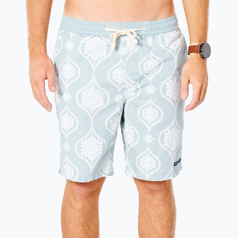 Pantaloni scurți de baie Rip Curl Salt Water Culture Volley pentru bărbați, albastru CWAOG9 4