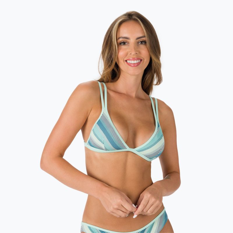 Rip Curl Sun Rays Tri Top Top de bikini albastru GSIXB9