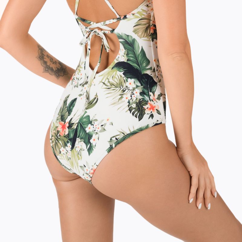 Rip Curl pentru femei Rip Curl On The Coast Good One Piece Swimsuit alb GSIXW9 5