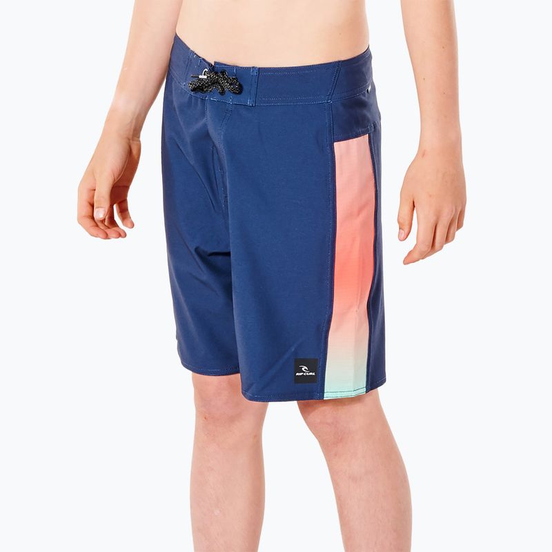 Pantaloni scurți de înot pentru copii Rip Curl Mirage Mick Fanning boardshort albastru marin KBORX9 5