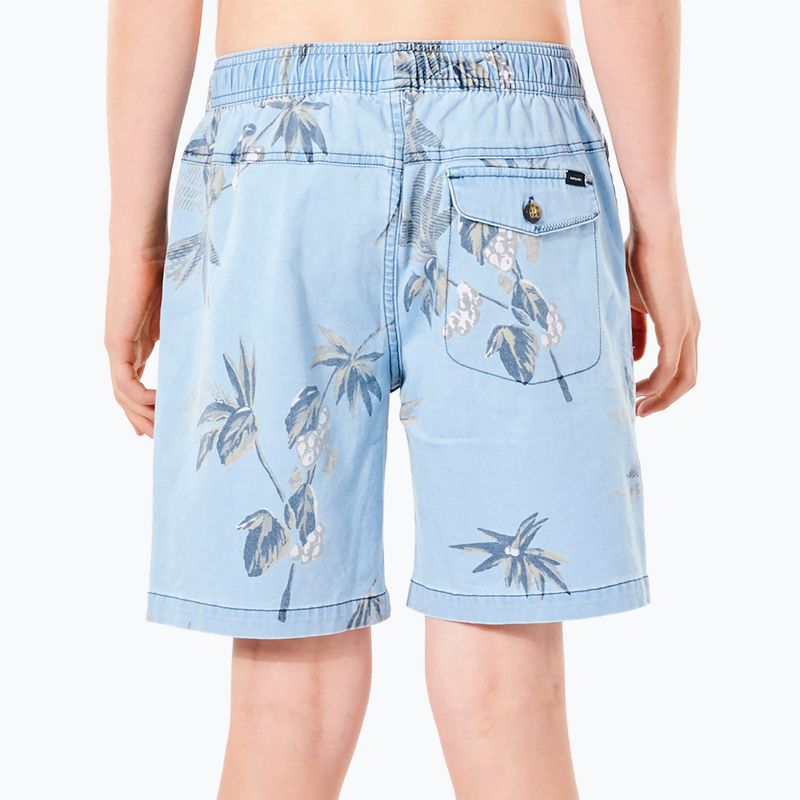 Pantaloni scurți de baie pentru copii Rip Curl Orb Volley 1080 albastru deschis KWAOH9 3
