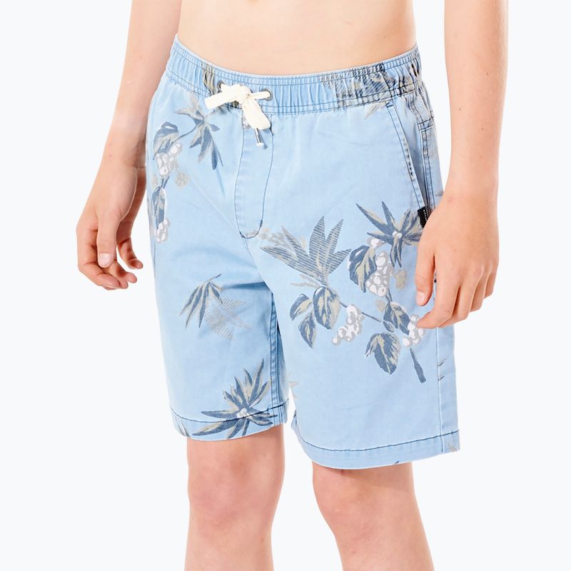 Pantaloni scurți de baie pentru copii Rip Curl Orb Volley 1080 albastru deschis KWAOH9 5