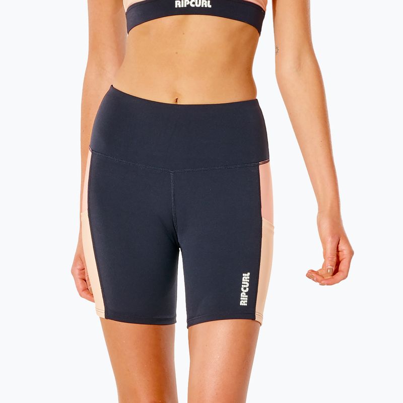 Pantaloni scurți Rip Curl Run Swim Surf Bike pentru femei Negru GWANS9 5