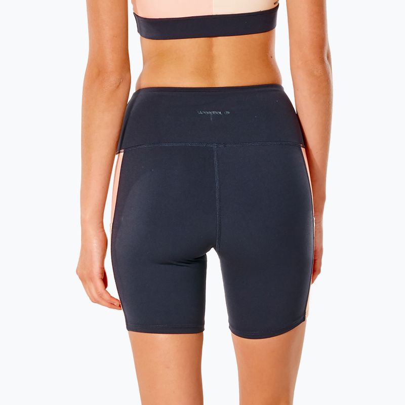Pantaloni scurți Rip Curl Run Swim Surf Bike pentru femei Negru GWANS9 7