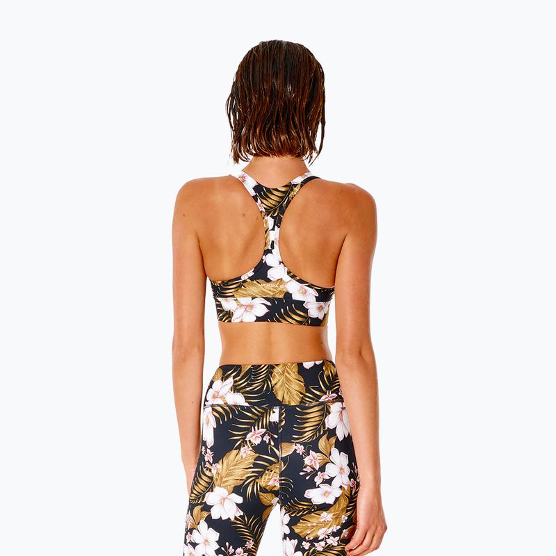 Sutien de fitness Rip Curl Playabella Sport Crop negru GTEOA9