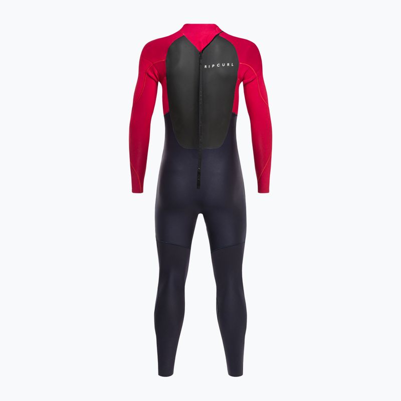 Costum de înot pentru bărbați Rip Curl Omega 4/3 mm GB B/Zip 70 gri-albastru 112MFS 3