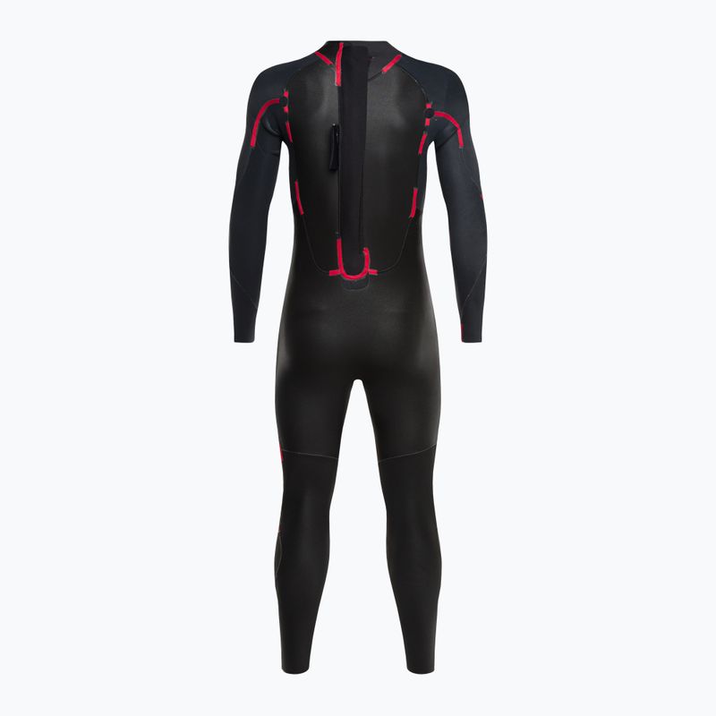 Costum de înot pentru bărbați Rip Curl Omega 4/3 mm GB B/Zip 70 gri-albastru 112MFS 5