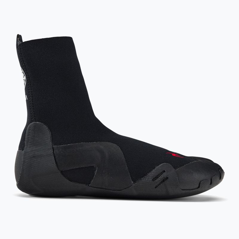 Încălțăminte de neopren Rip Curl Omega 3 mm S/Toe Zip 90 neagră WBOYAM 2