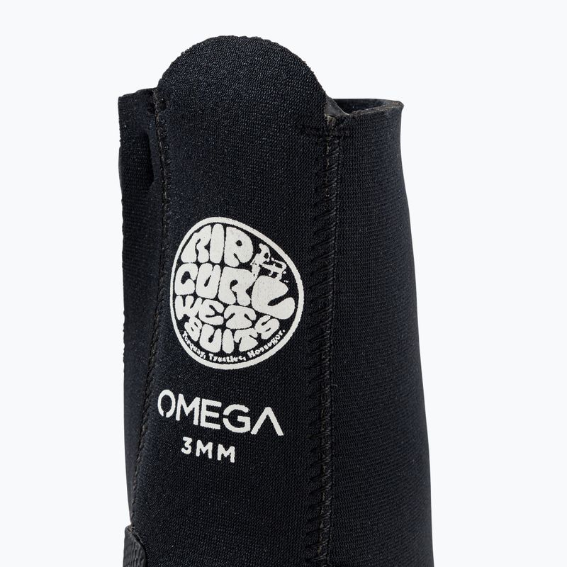 Încălțăminte de neopren Rip Curl Omega 3 mm S/Toe Zip 90 neagră WBOYAM 8