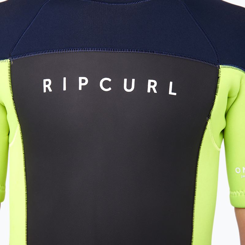 Costum de înot pentru copii Rip Curl Omega B/Zip Spring 49 albastru-bleumarin 113BSP 3