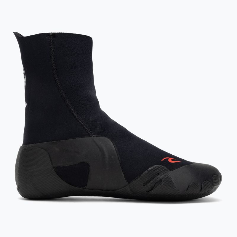 Încălțăminte de neopren Rip Curl Omega 3mm Round Toe With Zip black 2