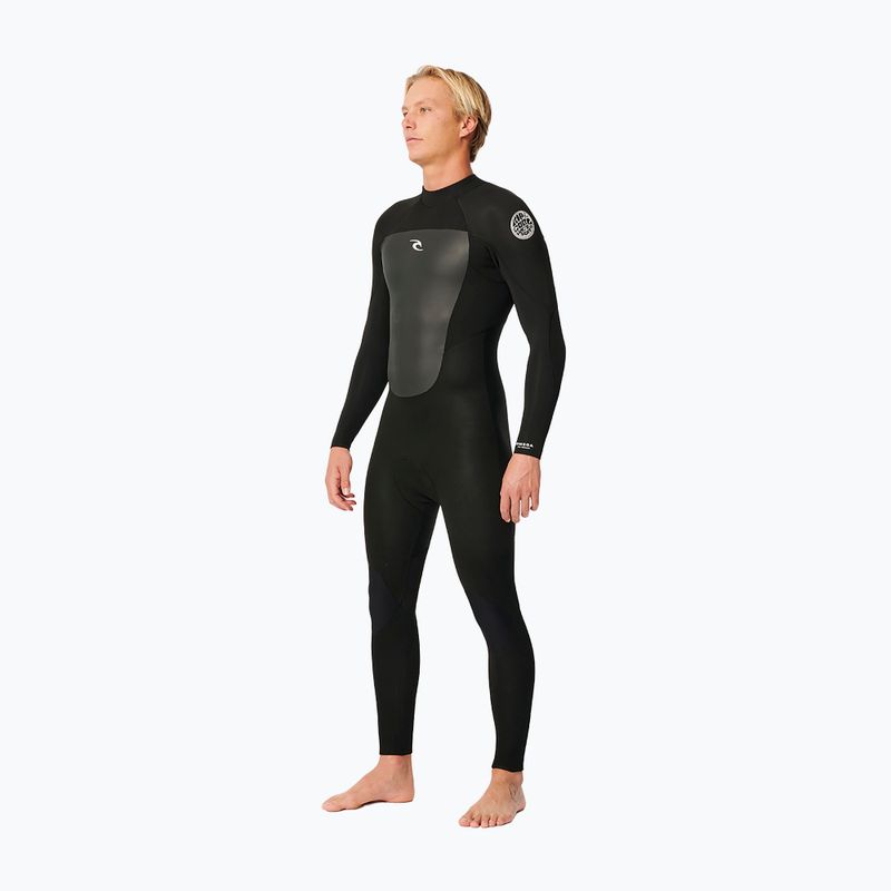 Rip Curl Omega 5/3 mm GB BZ Steamer costum de neopren pentru bărbați negru 2