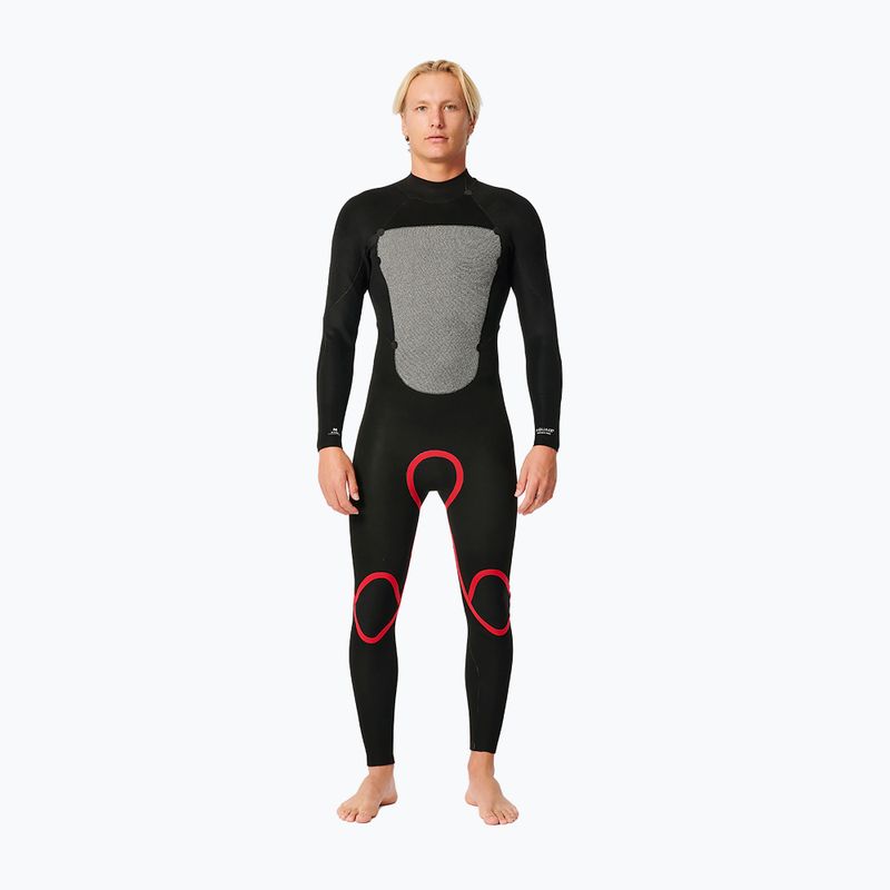 Rip Curl Omega 4/3 mm GB BZ Steamer costum de neopren pentru bărbați negru 4