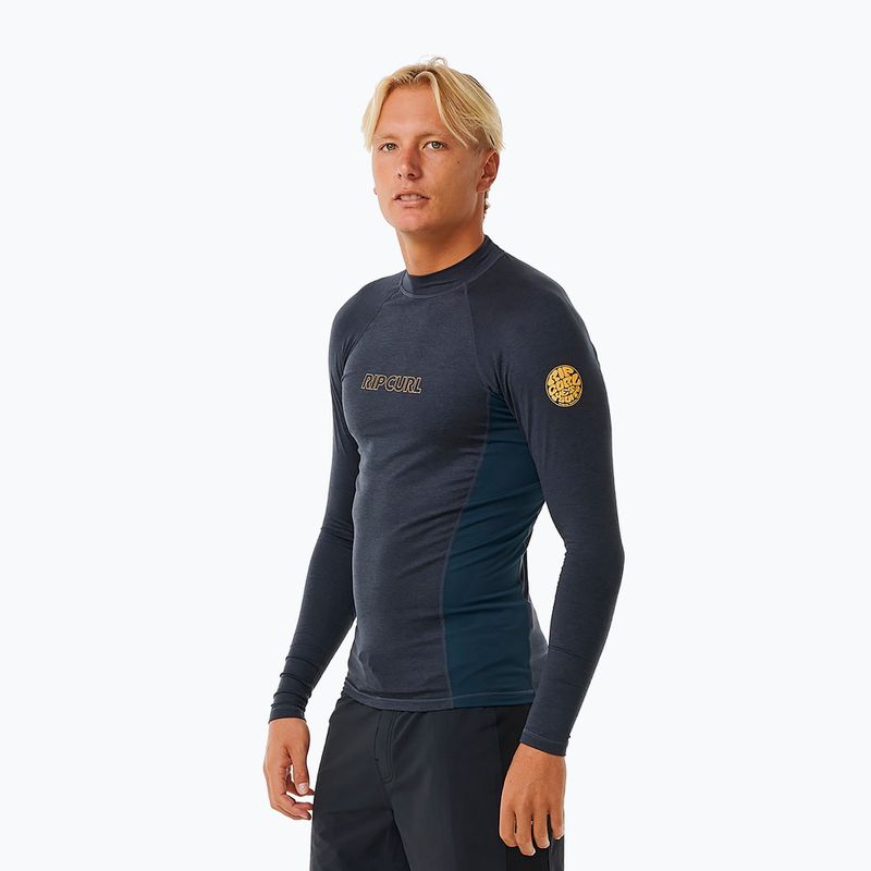Longsleeve de înot pentru bărbați Rip Curl Dawn Patrol UPF Performance navy marle 4