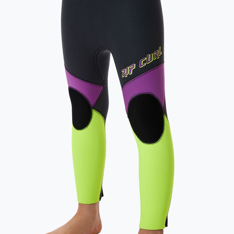 Costum de înot pentru copii Rip Curl Groms Omega 3/2 Back Zip purple 5