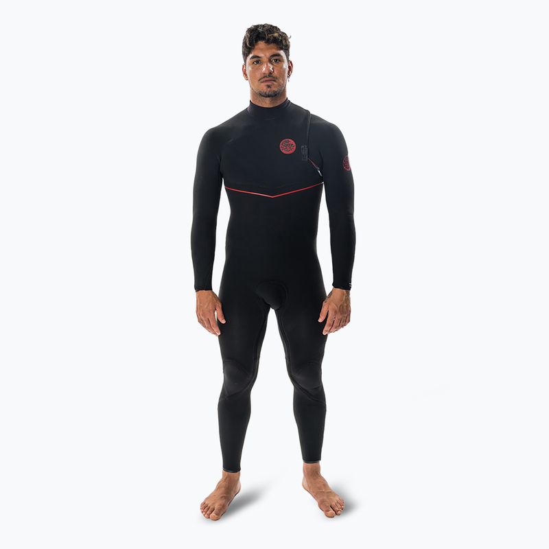 Costum de înot pentru bărbațiRip Curl Flashbomb Fusion 4/3 mm Zip Free black