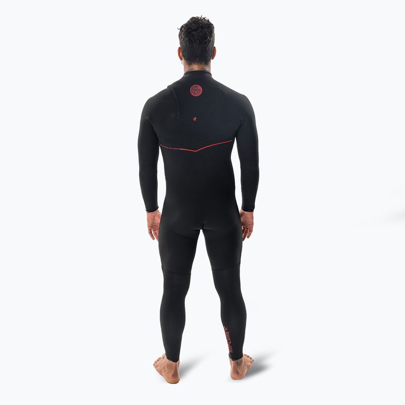 Costum de înot pentru bărbațiRip Curl Flashbomb Fusion 4/3 mm Zip Free black 2