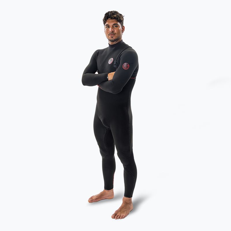 Costum de înot pentru bărbațiRip Curl Flashbomb Fusion 4/3 mm Zip Free black 3