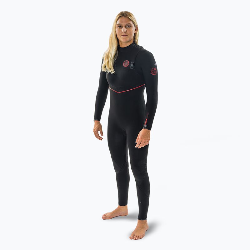Costum de înot pentru femei Rip Curl Flashbomb Fusion 3/2 mm Zip Free black 3