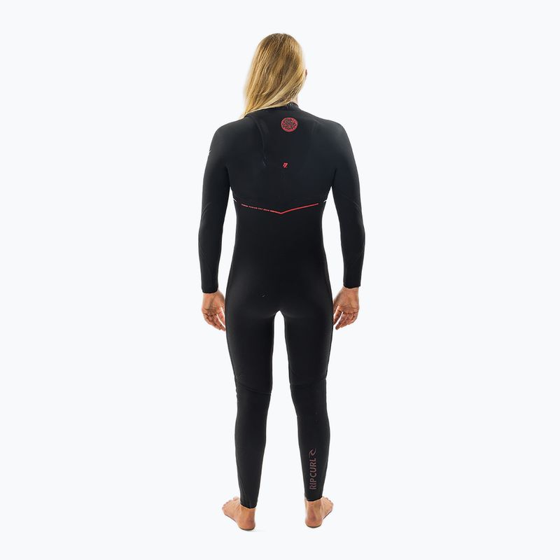 Costum pentru femei Rip Curl Flashbomb Fusion 5/3mm Zip Free black 2
