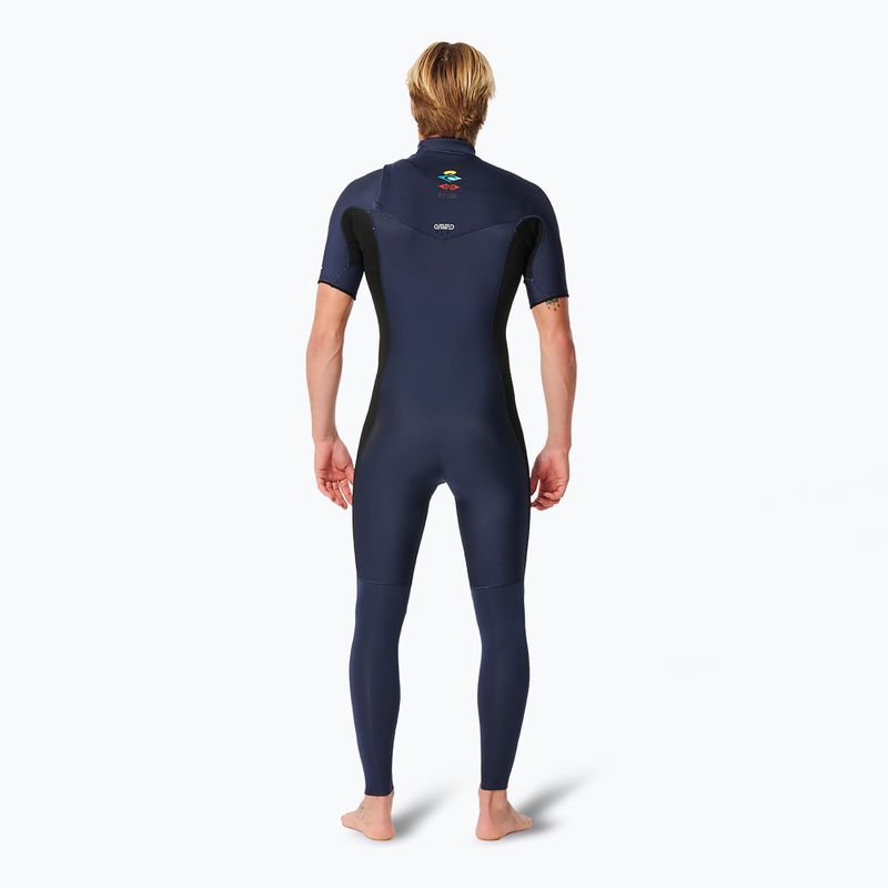 Costum de înot pentru bărbați Rip Curl Dawn Patrol Performance 2/2 mm Chest Zip dark navy 2