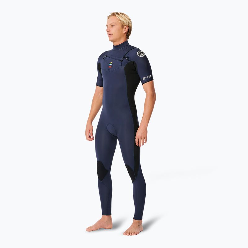 Costum de înot pentru bărbați Rip Curl Dawn Patrol Performance 2/2 mm Chest Zip dark navy 3