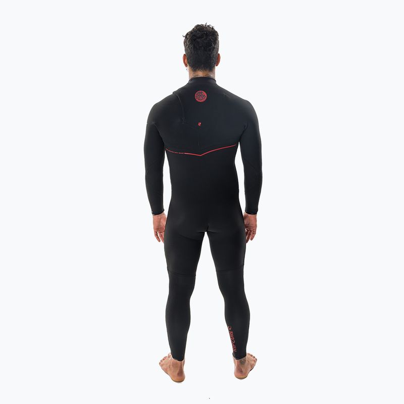 Costum pentru bărbați Rip Curl Flashbomb Fusion 5/3mm Zip Free black 2