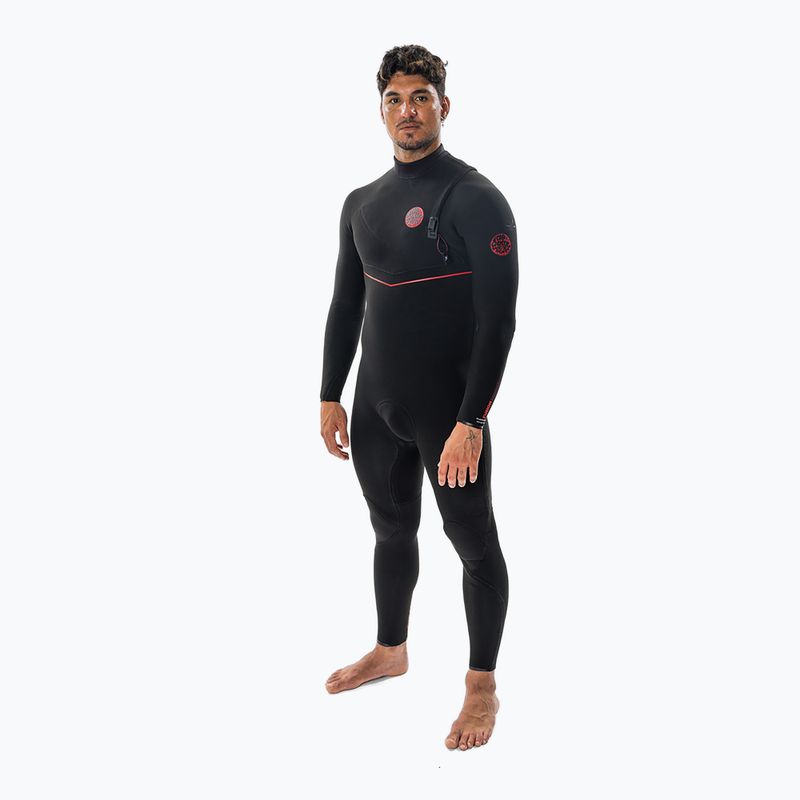 Costum pentru bărbați Rip Curl Flashbomb Fusion 5/3mm Zip Free black 3