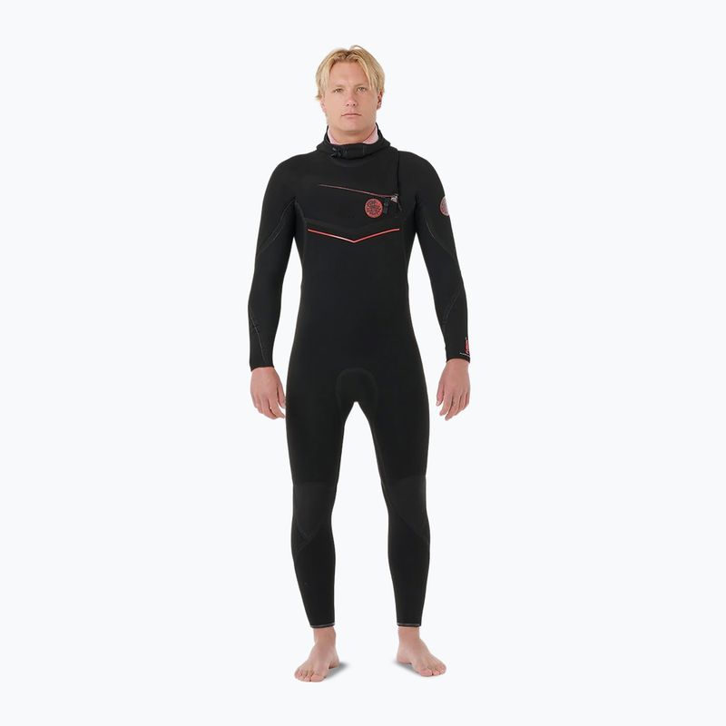 Costum pentru bărbați Rip Curl Flashbomb Fusion 5/3mm Zip Free black