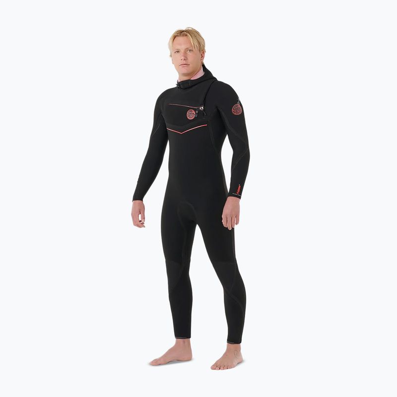 Costum pentru bărbați Rip Curl Flashbomb Fusion 5/3mm Zip Free black 3